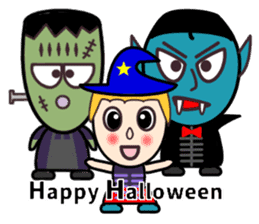 Halloween&message sticker #8376832