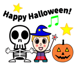 Halloween&message sticker #8376843