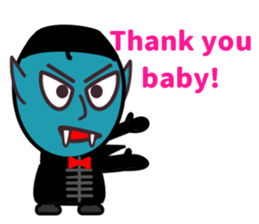 Halloween&message sticker #8376846