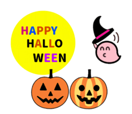 Halloween&message sticker #8376853