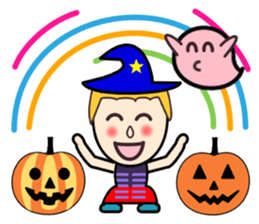Halloween&message sticker #8376859