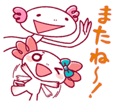 kaz Axolotl Sticker sticker #8376951