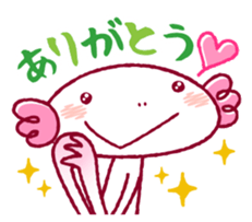 kaz Axolotl Sticker sticker #8376952
