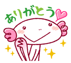 kaz Axolotl Sticker sticker #8376952