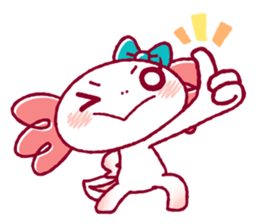 kaz Axolotl Sticker sticker #8376954