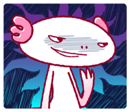 kaz Axolotl Sticker sticker #8376964