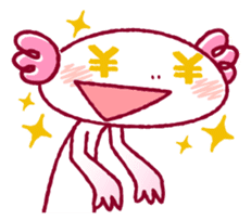 kaz Axolotl Sticker sticker #8376965