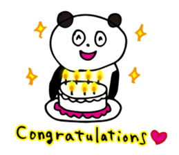 Claims about panda English version sticker #8377153