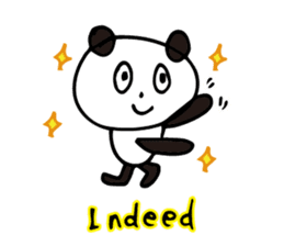 Claims about panda English version sticker #8377168