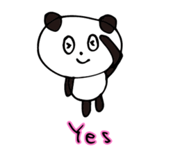 Claims about panda English version sticker #8377176