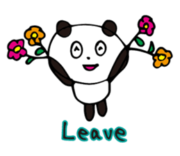Claims about panda English version sticker #8377177