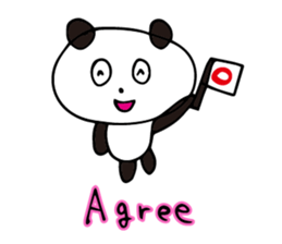 Claims about panda English version sticker #8377181