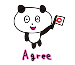 Claims about panda English version sticker #8377181