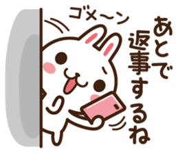 Positive rabbit & Negative rabbit 5 sticker #8377220