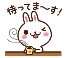 Positive rabbit & Negative rabbit 5 sticker #8377221