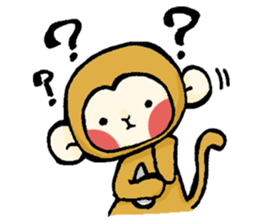 Stickers of monkey sticker #8377243