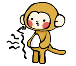 Stickers of monkey sticker #8377246