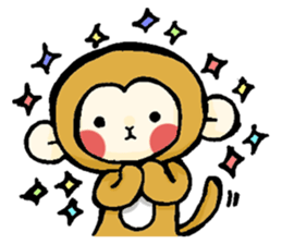 Stickers of monkey sticker #8377251