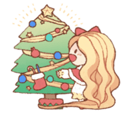 Rapunzel's Merry Christmas sticker #8377641