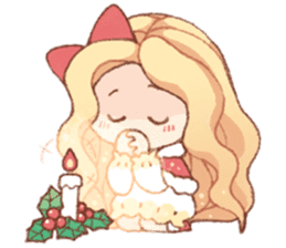 Rapunzel's Merry Christmas sticker #8377657