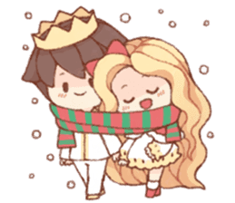 Rapunzel's Merry Christmas sticker #8377661