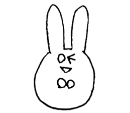 eye-rolling Rabbits n Cats 3 sticker #8377669