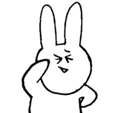 eye-rolling Rabbits n Cats 3 sticker #8377671