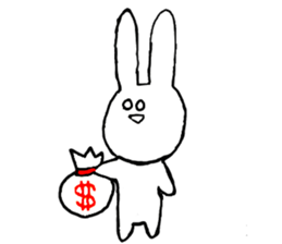 eye-rolling Rabbits n Cats 3 sticker #8377677