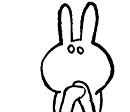 eye-rolling Rabbits n Cats 3 sticker #8377681