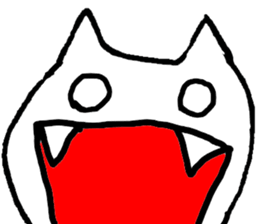 eye-rolling Rabbits n Cats 3 sticker #8377692