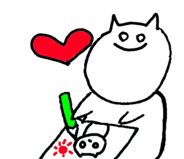 eye-rolling Rabbits n Cats 3 sticker #8377693