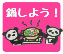 PANDA Stickers "Winter ver." sticker #8377990