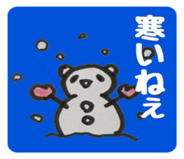 PANDA Stickers "Winter ver." sticker #8377991