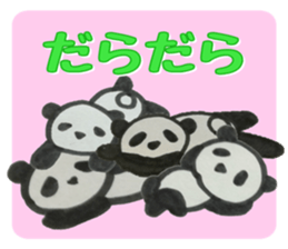 PANDA Stickers "Winter ver." sticker #8378002