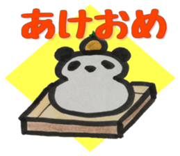 PANDA Stickers "Winter ver." sticker #8378018