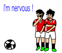 Soccer, fond, cheering squad sticker #8378173