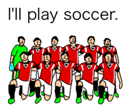 Soccer, fond, cheering squad sticker #8378187