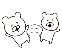 with a bear. sticker #8378757