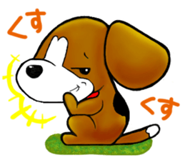 beagle dogs pochi sticker #8379007