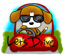 beagle dogs pochi sticker #8379011