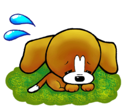 beagle dogs pochi sticker #8379021