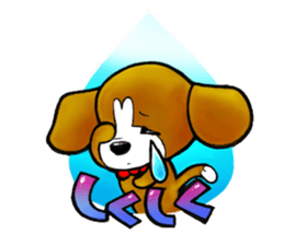 beagle dogs pochi sticker #8379022