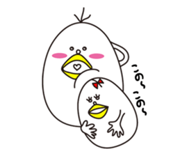 Mr. & Mrs. Egg sticker #8379378