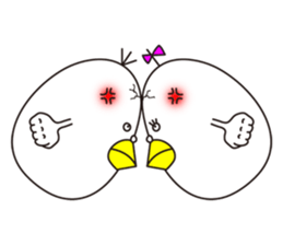 Mr. & Mrs. Egg sticker #8379381