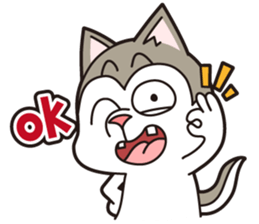 Stupid Husky Puchuji sticker #8381752