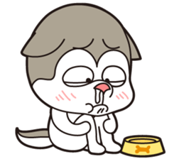 Stupid Husky Puchuji sticker #8381768