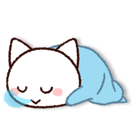 Cute Cat (winter version) sticker #8381800