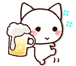 Cute Cat (winter version) sticker #8381802