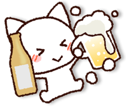 Cute Cat (winter version) sticker #8381803