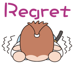 Samurai monkey sticker #8382078